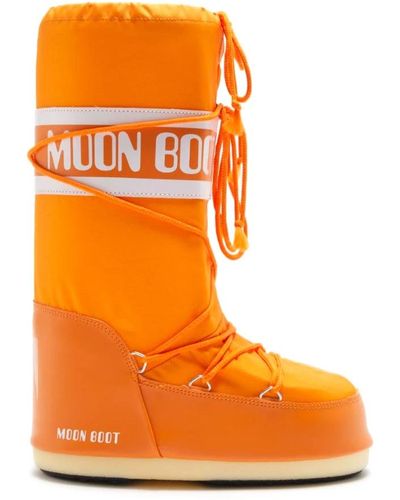 Moon Boot Icon nylon winterstiefel - Orange
