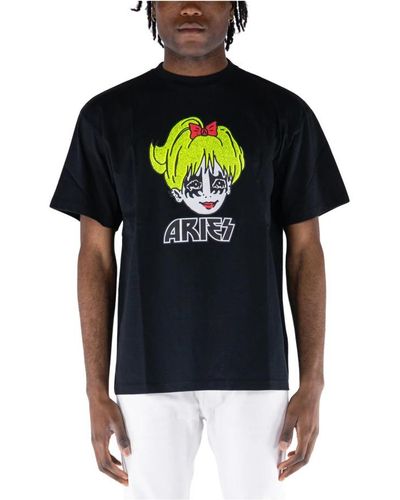 Aries T-Shirts - Black