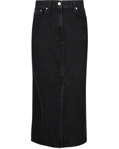 Loulou Studio Denim Skirts - Black