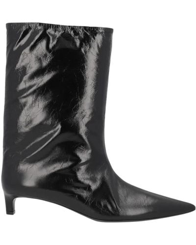 Jil Sander Heeled Boots - Black