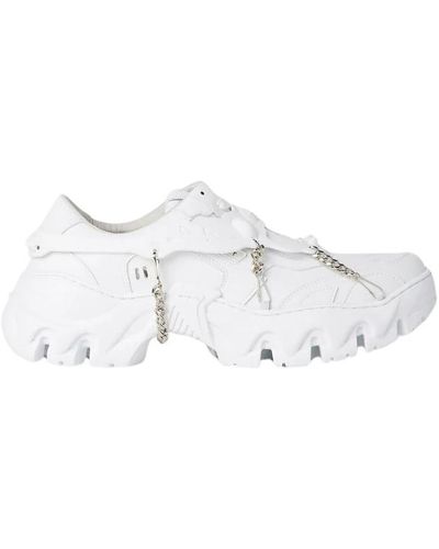 Rombaut Sneaker mit kettenmotiv - Weiß