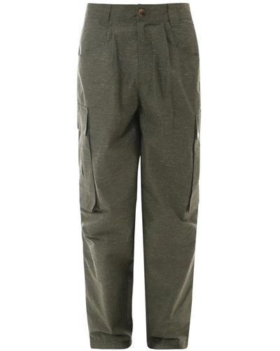 The Silted Company Slim-Fit Trousers - Green