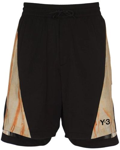 Y-3 Casual Shorts - Black