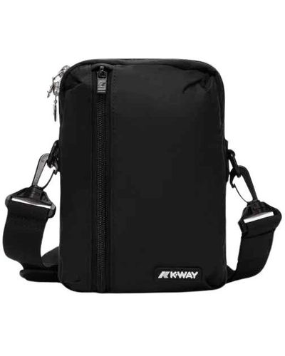 K-Way Messenger Bags - Black