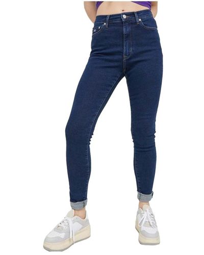 Tommy Hilfiger Super skinny high waist jeans - Blu
