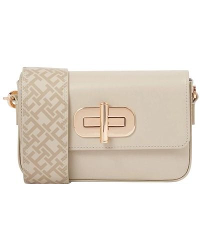 Tommy Hilfiger Cross Body Bags - Natural