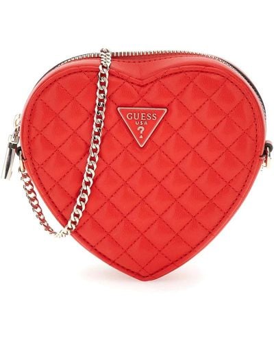 Guess Cross Body Bags - Red