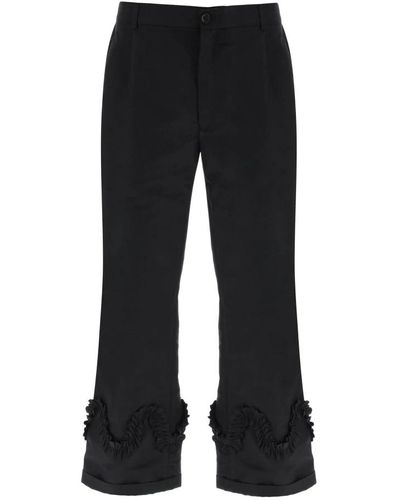 Sky High Farm Trousers > wide trousers - Noir