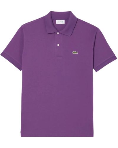 Lacoste Stylische t-shirts und polos,lila polo shirt klassischer stil