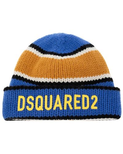 DSquared² Accessories > hats > beanies - Bleu