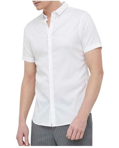 Armani Exchange Short sleeve shirts - Weiß