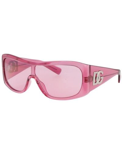 Dolce & Gabbana Stylische sonnenbrille mit modell 0dg4454 - Pink