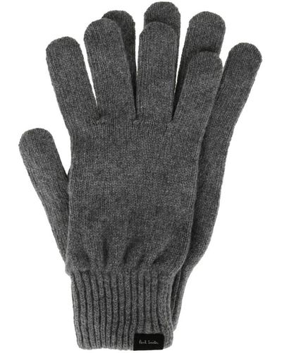 Paul Smith Cashmere Gloves Gray