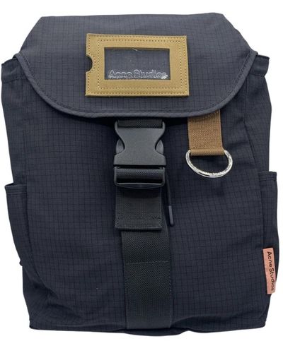 Acne Studios Bags > backpacks - Bleu