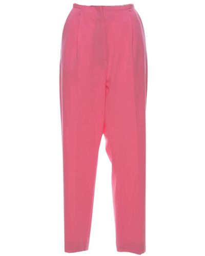 MM6 by Maison Martin Margiela Wide Trousers - Pink