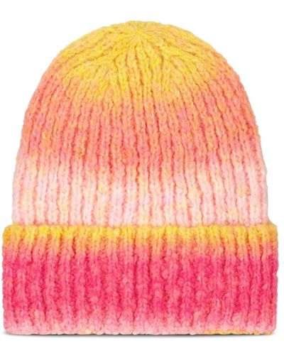 MSGM Gemütliche wollmütze mit farbverlauf - Pink
