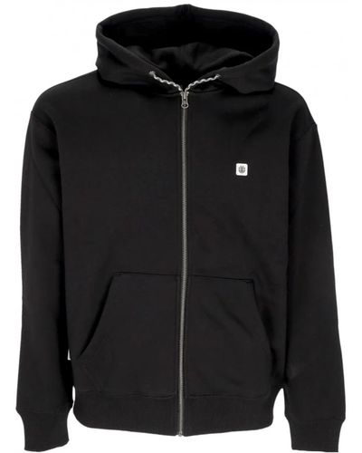 Element Rain cornell reißverschluss hoodie schwarz