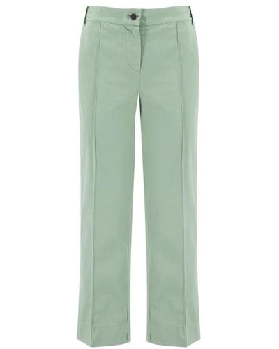 Fedeli Straight Trousers - Green