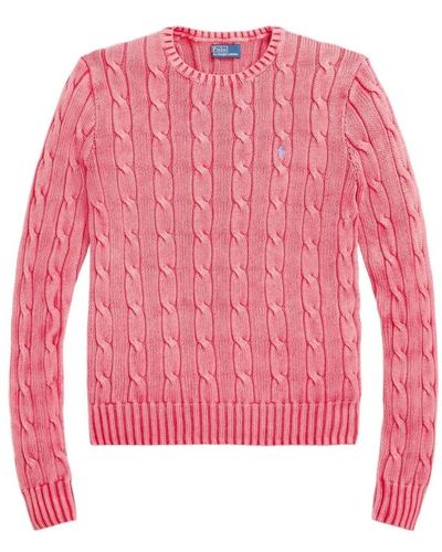 Ralph Lauren Jersey coral con polo pony - Rosa