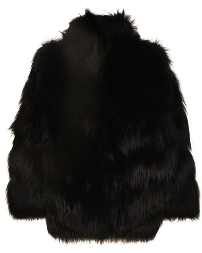 Simonetta Ravizza Jackets > faux fur & shearling jackets - Noir