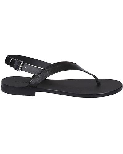 Liviana Conti Flat Sandals - Black