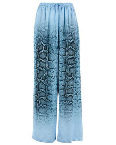 Ermanno Scervino Wide trousers - Blau