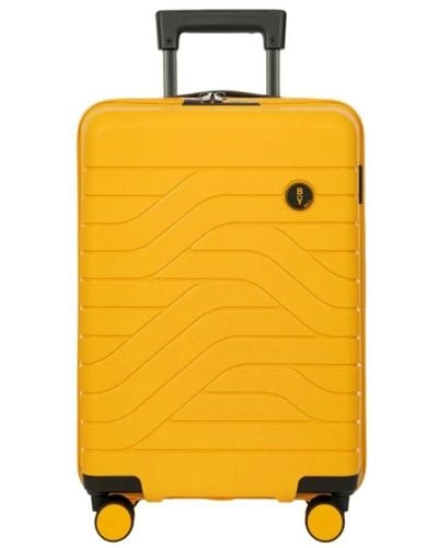Bric's Ulisse trolley cabin bag - Giallo