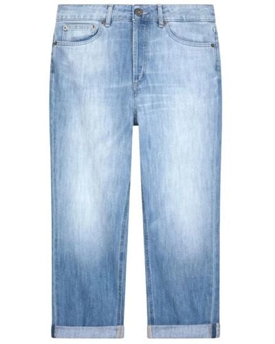 Dondup Jeans > cropped jeans - Bleu