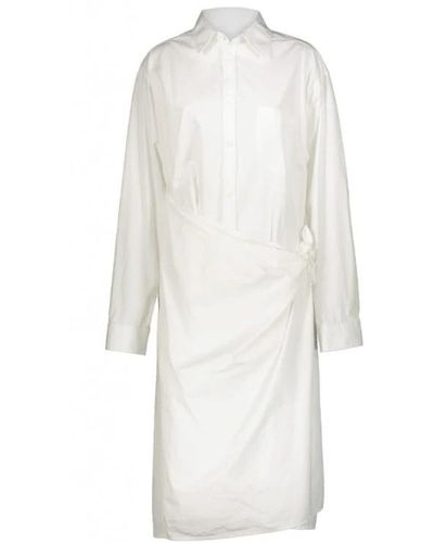 Balenciaga Shirt Dresses - White