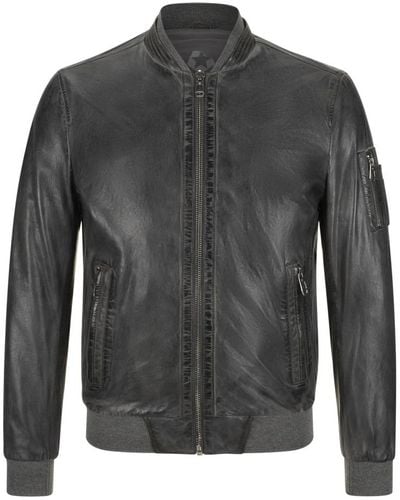 Milestone Jackets > leather jackets - Gris