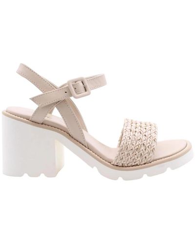 DONNA LEI Shoes > sandals > high heel sandals - Blanc