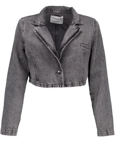 co'couture Jackets > denim jackets - Gris