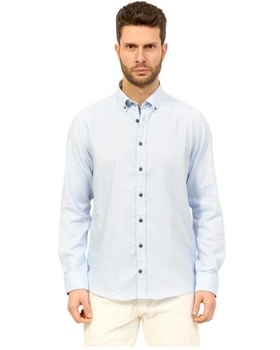 Bugatti Shirts > casual shirts - Bleu