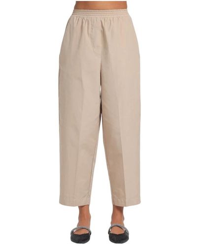 Mauro Grifoni Wide Trousers - Natural