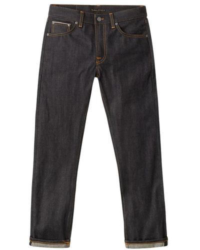 Nudie Jeans Gritty jackson dry selvage jeans - Grau