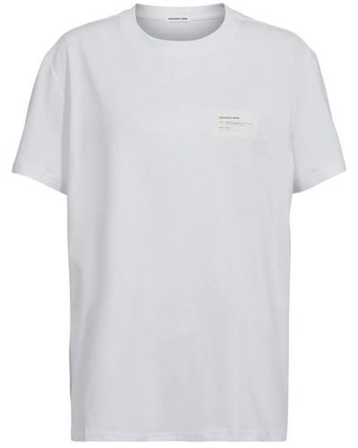 Designers Remix Brixton logo tee - must-have für deinen kleiderschrank - Weiß
