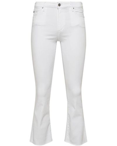 AG Jeans Cropped Trousers - White