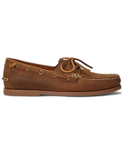 Ralph Lauren Shoes > flats > sailor shoes - Marron