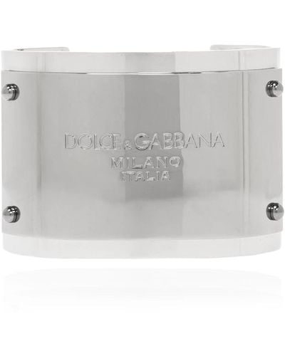 Dolce & Gabbana Messingarmband - Grau
