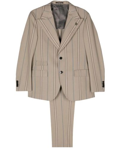 Gabriele Pasini Suits > suit sets > single breasted suits - Marron