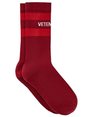 Vetements Underwear > socks - Rouge