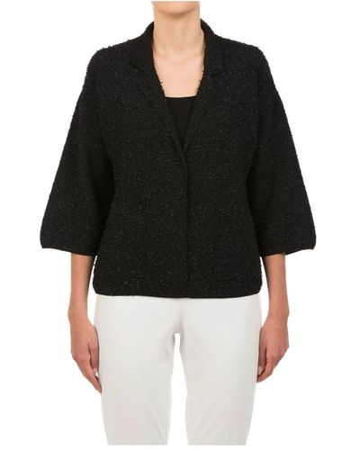 Le Tricot Perugia Jackets > tweed jackets - Noir