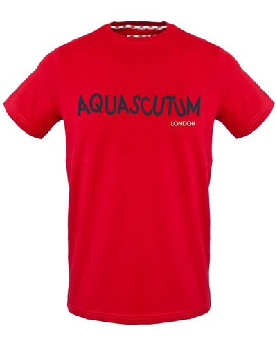 Aquascutum Men's t-shirt - Rosso