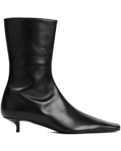 The Row Heeled Boots - Black