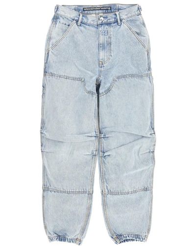 T By Alexander Wang Jeans > loose-fit jeans - Bleu