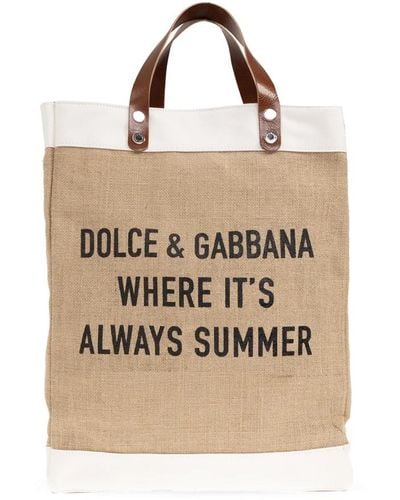 Dolce & Gabbana Tote bags - Natur