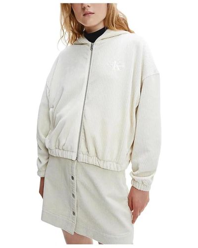 Calvin Klein Sweatshirts & hoodies > zip-throughs - Gris