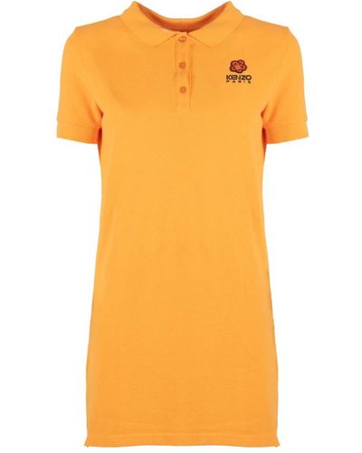 KENZO Short Dresses - Orange