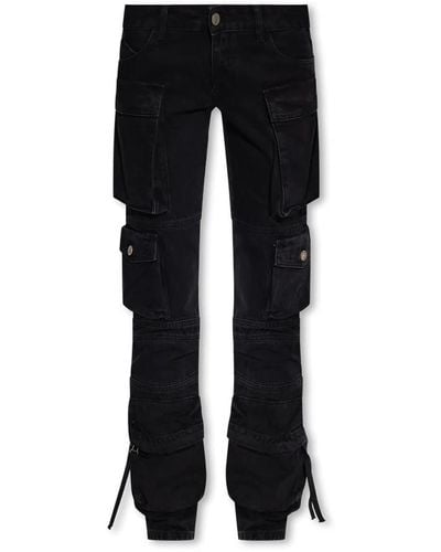 The Attico Jeans cargo 'essie' - Nero