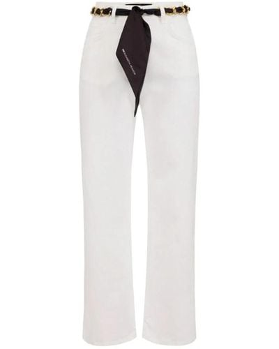 Elisabetta Franchi Trousers > cropped trousers - Gris